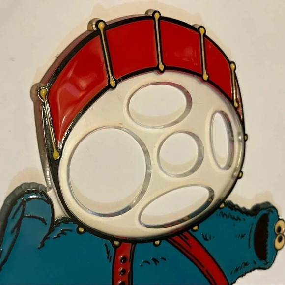 COOKIE MONSTER Vintage Stencil Applause Drummer - Picture 2 of 7